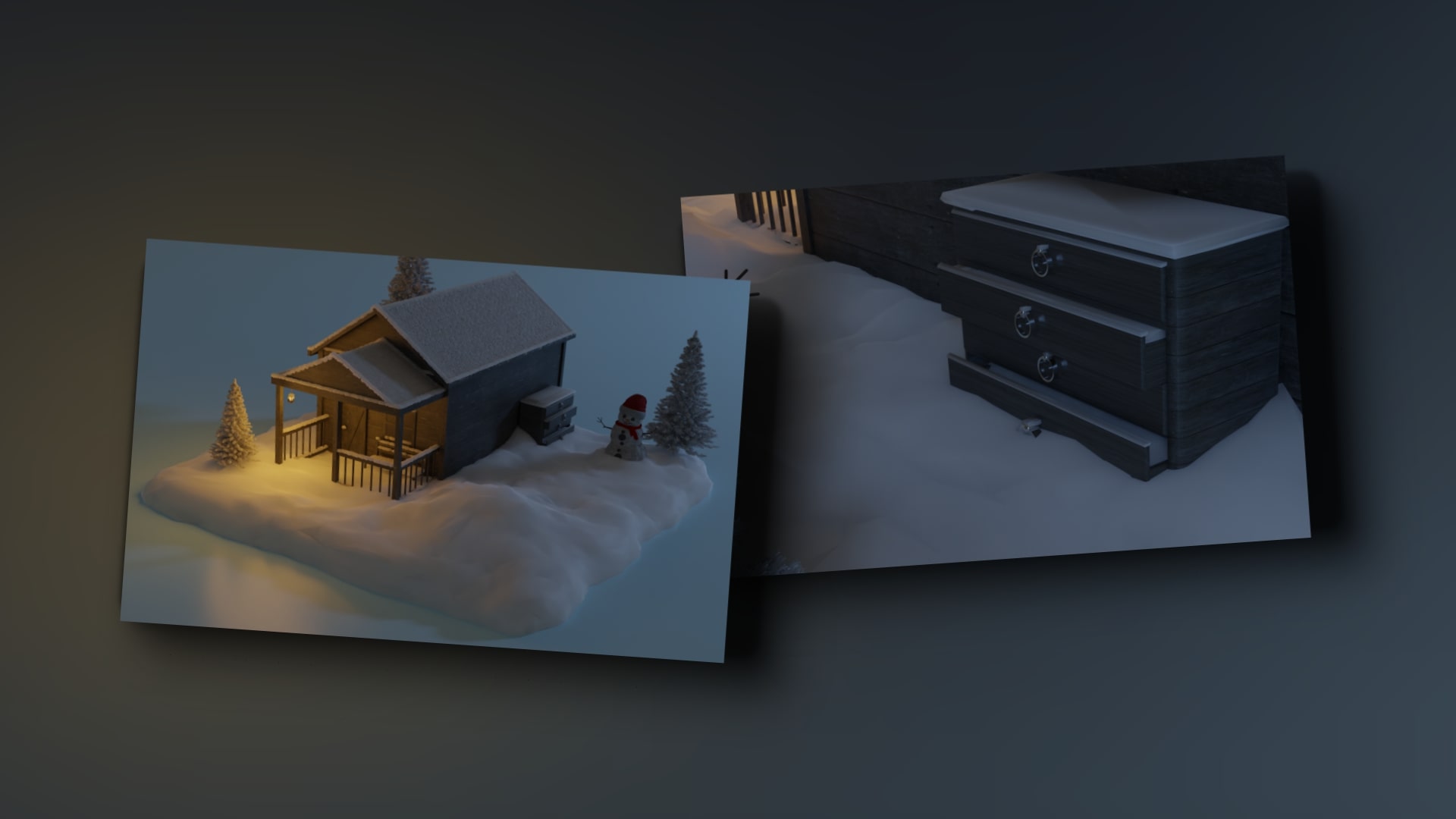 3d snowy homeproject image